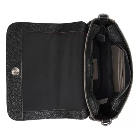   Burkely Always Alyx fekete női bőr oldaltáska, crossbody 22 x 14 cm