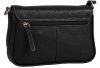 Burkely Always Alyx fekete női bőr oldaltáska, crossbody 22 x 14 cm