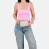 Burkely Always Alyx bézs női bőr oldaltáska, crossbody 21,5 x 13 cm