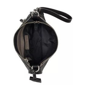   Burkely Always Alyx fekete női bőr oldaltáska, crossbody 21,5 x 13 cm