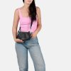Burkely Always Alyx fekete női bőr oldaltáska, crossbody 21,5 x 13 cm