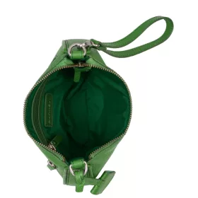   Burkely Always Alyx zöld női bőr oldaltáska, crossbody 21,5 x 13 cm