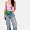 Burkely Always Alyx zöld női bőr oldaltáska, crossbody 21,5 x 13 cm