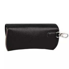 Burkely ALYX bőr, fekete szemüveg tartó, 17,5 × 8 cm