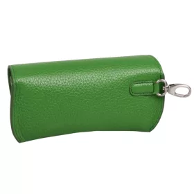 Burkely ALYX bőr, zöld szemüveg tartó, 17,5 × 8 cm