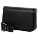 Burkely Ava fekete női bőr válltáska, crossbody 22 x 14 x 5,5 cm