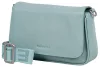 Burkely Ava türkizkék női bőr válltáska, crossbody 22 x 14 x 5,5 cm