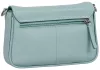 Burkely Ava türkizkék női bőr válltáska, crossbody 22 x 14 x 5,5 cm