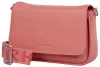 Burkely Ava rózsaszín női bőr válltáska, crossbody 22 x 14 x 5,5 cm