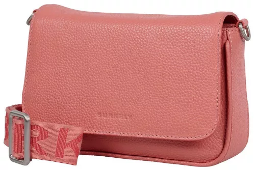 Burkely Ava rózsaszín női bőr válltáska, crossbody 22 x 14 x 5,5 cm
