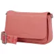 Burkely Ava rózsaszín női bőr válltáska, crossbody 22 x 14 x 5,5 cm