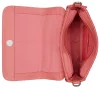 Burkely Ava rózsaszín női bőr válltáska, crossbody 22 x 14 x 5,5 cm