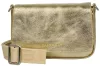 Burkely Ava arany színű női bőr válltáska, crossbody 22 x 14 x 5,5 cm