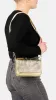 Burkely Ava arany színű női bőr válltáska, crossbody 22 x 14 x 5,5 cm