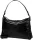 Burkely Wide Hobo fekete női bőr válltáska 40 x 28 cm