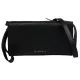 Burkely Fine Firenze fekete mini női bőr válltáska, crossbody 20 x 12 x 3 cm