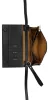 Burkely Fine Firenze fekete mini női bőr válltáska, crossbody 20 x 12 x 3 cm