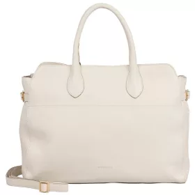   Burkely Demi bézs színű női bőr kézitáska, válltáska 40 × 30,5 × 14 cm