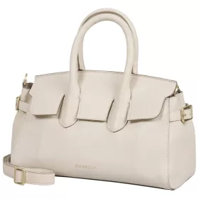   Burkely Demi bézs színű női bőr kézitáska, vállpánttal 28 × 15 × 11 cm