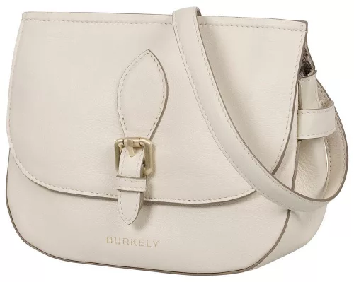 Burkely Demi bézs női bőr válltáska, crossbody 20 × 12,5 × 8 cm