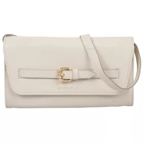   Burkely Demi bézs női bőr válltáska, clutch 23 × 13 × 8 cm