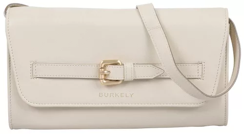 Burkely Demi bézs női bőr válltáska, clutch 23 × 13 × 8 cm