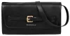 Burkely Demi fekete női bőr válltáska, clutch 23 × 13 × 8 cm