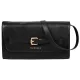 Burkely Demi fekete női bőr válltáska, clutch 23 × 13 × 8 cm