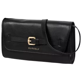   Burkely Demi fekete női bőr válltáska, clutch 23 × 13 × 8 cm