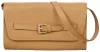 Burkely Demi mogyoróbarna női bőr válltáska, clutch 23 × 13 × 8 cm