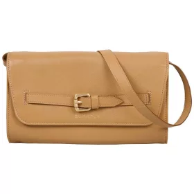   Burkely Demi mogyoróbarna női bőr válltáska, clutch 23 × 13 × 8 cm