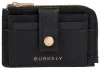 Burkely Demi fekete női bőr kártyatartó, pénztárca 12 x 8 x 0,5 cm