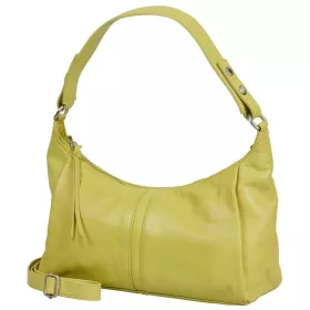   Burkely Nalan világoszöld női bőr válltáska, crossbody 25 × 15 × 10 cm