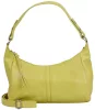Burkely Nalan világoszöld női bőr válltáska, crossbody 25 × 15 × 10 cm