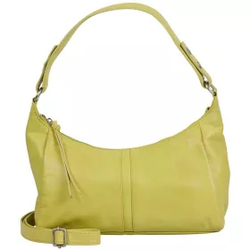   Burkely Nalan világoszöld női bőr válltáska, crossbody 25 × 15 × 10 cm