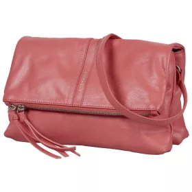   Burkely Nalan rózsaszín női bőr válltáska, crossbody 27 × 18 × 3 cm