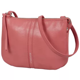   Burkely Nalan rózsaszín női bőr válltáska, crossbody 24 × 17 × 2,5 cm