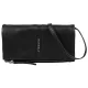 Burkely Nalan fekete női bőr válltáska, crossbody 20 × 9 × 3 cm