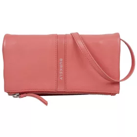   Burkely Nalan korall színű női bőr válltáska, crossbody 20 × 9 × 3 cm