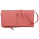 Burkely Nalan korall színű női bőr válltáska, crossbody 20 × 9 × 3 cm