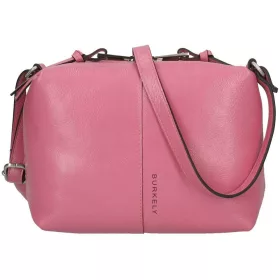 Burkely Myra pink női bőr oldaltáska, crossbody