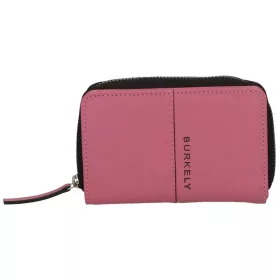   Burkely Double Bifold pink női bőr pénztárca RFID védelemmel