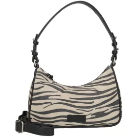   Burkely Animo zebra mintás női bőr válltáska, oldaltáska 23 x 12 cm