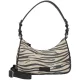 Burkely Animo zebra mintás női bőr válltáska, oldaltáska 23 x 12 cm