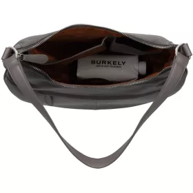   Burkely Ledger Hobo szürke női bőr válltáska 30 x 26,5 cm
