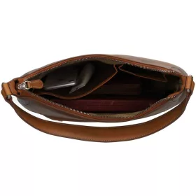   Burkely Ledger Hobo konyak női bőr válltáska 30 x 26,5 cm