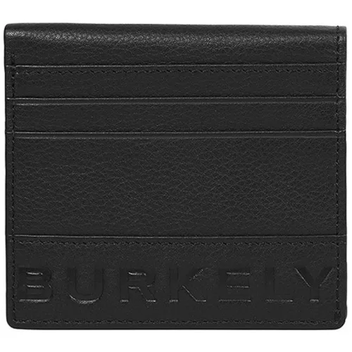 Burkely BOLD BOBBY WALLET CC fekete bőr kártyatartó 10 x 9,5 cm