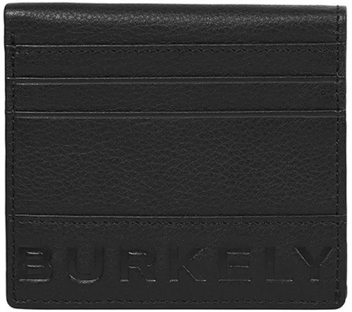 Burkely BOLD BOBBY WALLET CC fekete bőr kártyatartó 10 x 9,5 cm