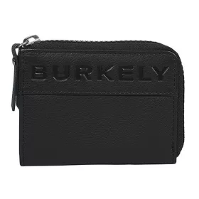   Burkely On The Move fekete színű, bőr pénztárca, kártyatartó, RFID védelemmel