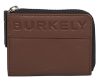 Burkely On The Move konyak színű, bőr pénztárca, kártyatartó, RFID védelemmel